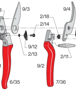 Home, Farm & Garden FELCO 9 Left-Handed Ergonomic Pruning Shear