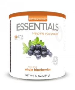 Food & Food Storage Emergency Essentials Freeze-Dried Whole Blueberries Large Can