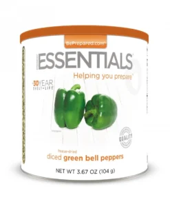 Emergency Essentials Freeze Dried Green Bell Pepper Dices - Large Can