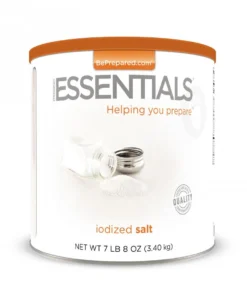 Food & Food Storage Emergency Essentials Iodized Salt Large Can