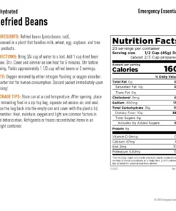 Emergency Essentials Refried Beans