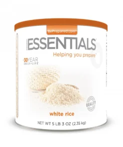 Emergency Essentials White Rice Large Can Food & Food Storage