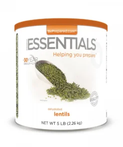 Emergency Essentials Lentils Large Can