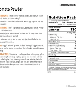 Emergency Essentials Tomato Powder Large Can Food & Food Storage