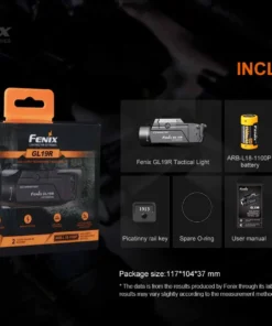 Fenix GL19R Rechargeable Tac Light - 1200 Lumens