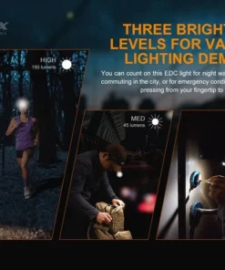 Fenix E-Lite 150 Lumens Multipurpose Mini Flashlight