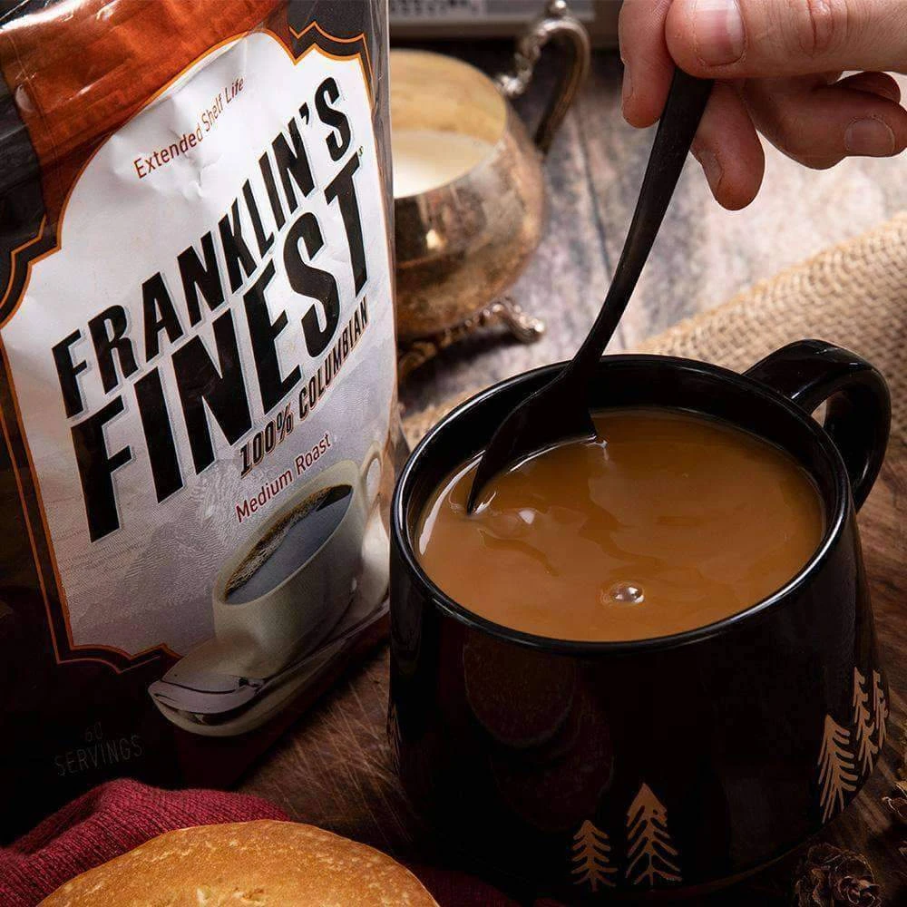 Franklin's Finest Survival Coffee (720 Servings, 1 Bucket) Food & Food Storage 3 Franklin's Finest Survival Coffee (720 Servings, 1 Bucket) Food & Food Storage