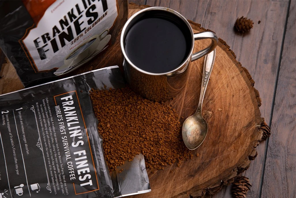 Franklin's Finest Survival Coffee (720 Servings, 1 Bucket) Food & Food Storage 5 Franklin's Finest Survival Coffee (720 Servings, 1 Bucket) Food & Food Storage