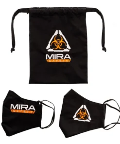 MIRA Safety Protective Safety Mask With Silverplus Biocidal Technology (2 Pack)