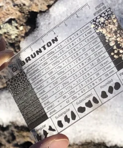 Navigation Cards BRUNTON GRAIN SIZE CARD