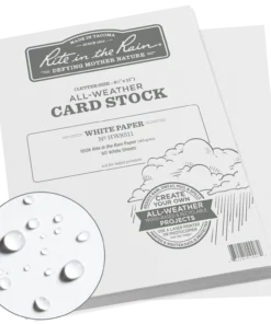 Rite In The Rain Weatherproof Card Stock, 8.5 In. X 11 In. Waterproof Notebooks