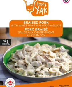 Food & Food Storage Happy Yak Braised Pork With White Wine Mushroom Sauce