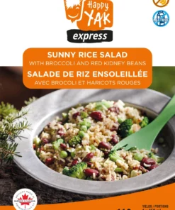 Happy Yak Sunny Rice Salad With Broccoli And Red Kidney Beans Food & Food Storage