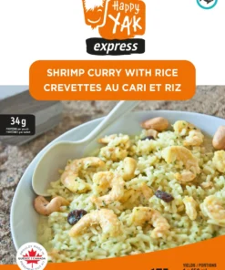 HAPPY YAK SHRIMP CURRY WITH RICE