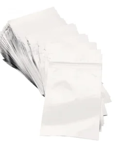IMPAK 3.5" X 6.75" Mylar Pouch With ZipSeal 100 Pack 4.3mil Food & Food Storage