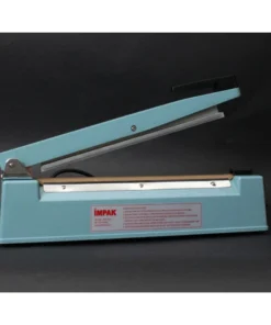 IMPAK 12" Tabletop Hand Impulse Sealer - 5mm Seal With Spare Parts Kit