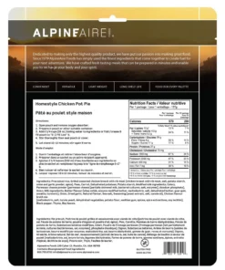 AlpineAire Homestyle Chicken Pot Pie