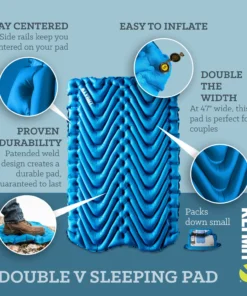 Sleeping Bags & Pads Klymit Double V Sleeping Pad 14 Sleeping Bags & Pads Klymit Double V Sleeping Pad