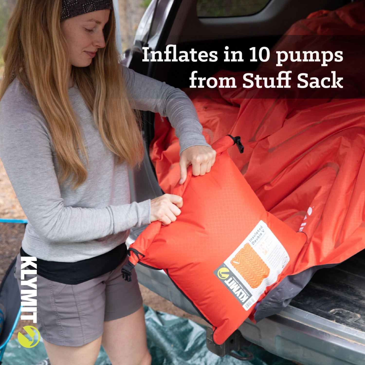 Klymit Insulated Double V Sleeping Pad 5 Klymit Insulated Double V Sleeping Pad