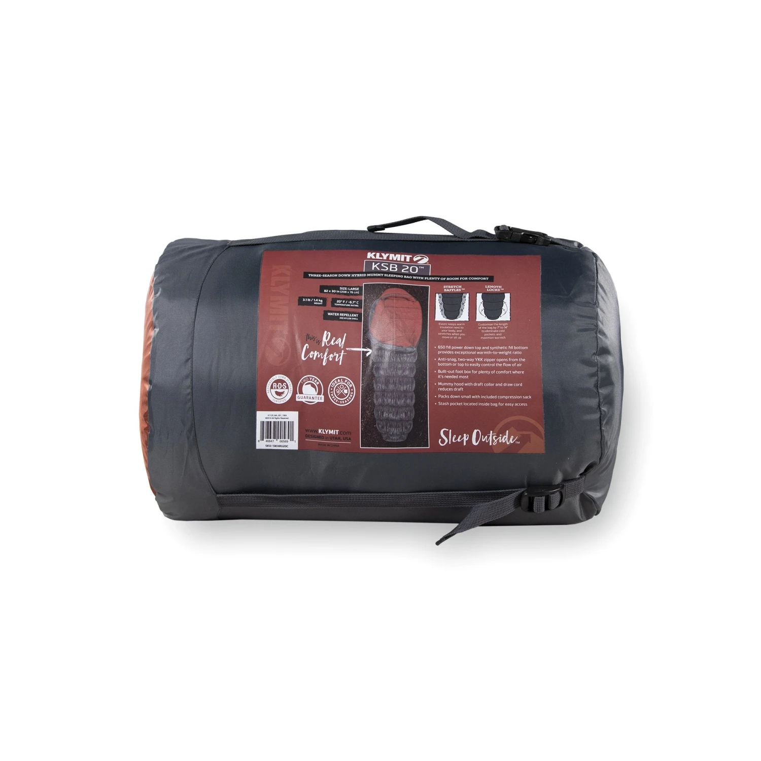 Klymit KSB 20 Sleeping Bag 11 Klymit KSB 20 Sleeping Bag