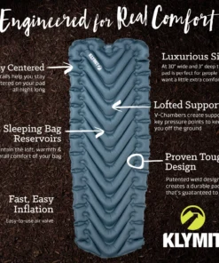 Camping & Hunting Klymit Static V Luxe SL Sleeping Pad 13 Camping & Hunting Klymit Static V Luxe SL Sleeping Pad
