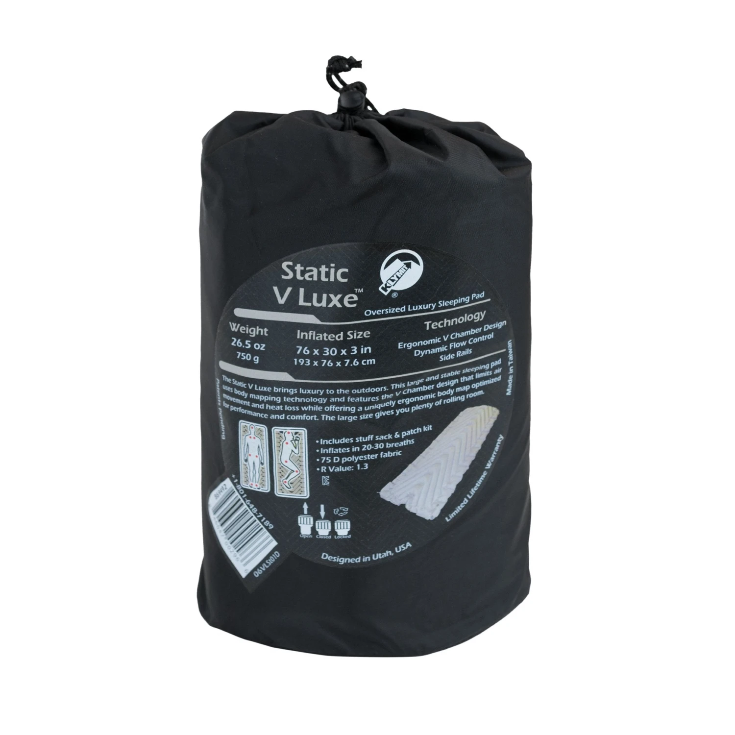 Camping & Hunting Klymit Static V Luxe Sleeping Pad 3 Camping & Hunting Klymit Static V Luxe Sleeping Pad