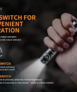 Flashlights Fenix LD30 1600 Lumens Ultra-Compact Flashlight With Tail Switch