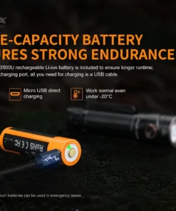 Flashlights Fenix LD30 1600 Lumens Ultra-Compact Flashlight With Tail Switch