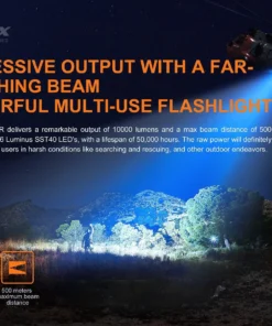 FENIX LR35R 10,000 LUMEN RECHARGEABLE FLASHLIGHT Flashlights