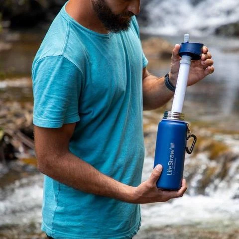 LifeStraw Go Stainless Steel Filter Bottle 24oz Water 6 LifeStraw Go Stainless Steel Filter Bottle 24oz Water