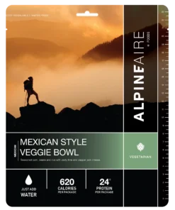 AlpineAire Mexican Style Veggie Bowl Gluten-Free Backpacking Meals