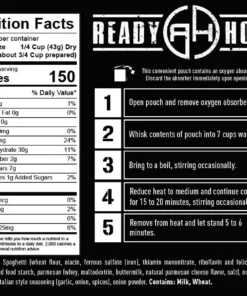 Ready Hour Spaghetti Case Pack Entrees 9 Ready Hour Spaghetti Case Pack Entrees