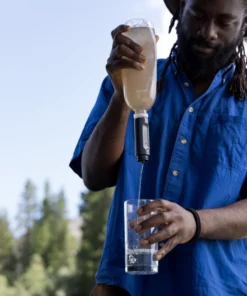 LifeStraw Peak Series Collapsible Squeeze Water Bottle Filter System 1L 12 LifeStraw Peak Series Collapsible Squeeze Water Bottle Filter System 1L