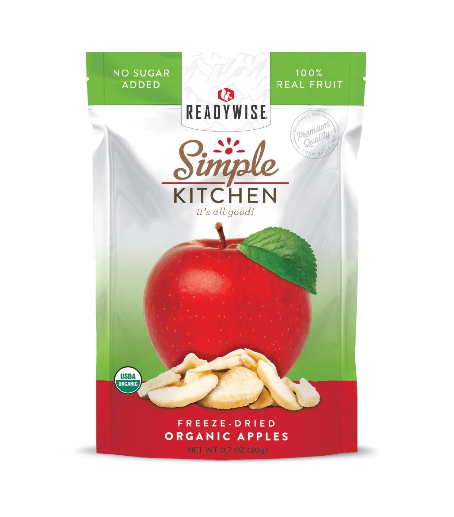 ReadyWise Food & Food Storage Simple Kitchen Organic Freeze-Dried Apples - 6 Pack 2 ReadyWise Food & Food Storage Simple Kitchen Organic Freeze-Dried Apples - 6 Pack