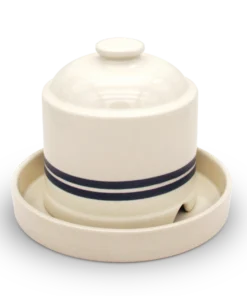 Ohio Stoneware Pet Feeder - 1 Gallon Automatic Watering Dish Dogs