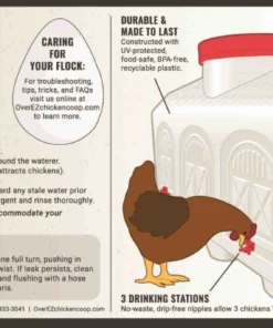 OverEZ Chicken Coops OverEZ Chicken Waterer Home, Farm & Garden