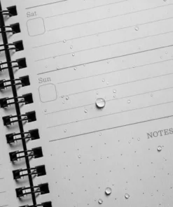 Waterproof Notebooks Rite In The Rain Weatherproof Side Spiral Weekly Planner, 4.625 In. X 7 In. 12 Waterproof Notebooks Rite In The Rain Weatherproof Side Spiral Weekly Planner, 4.625 In. X 7 In.