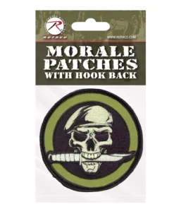 Rothco Military Skull & Knife Morale Patch