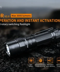 Flashlights FENIX PD40R V2.0 3000 LUMENS RECHARGEABLE FLASHLIGHT