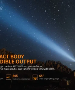 Flashlights FENIX PD40R V2.0 3000 LUMENS RECHARGEABLE FLASHLIGHT