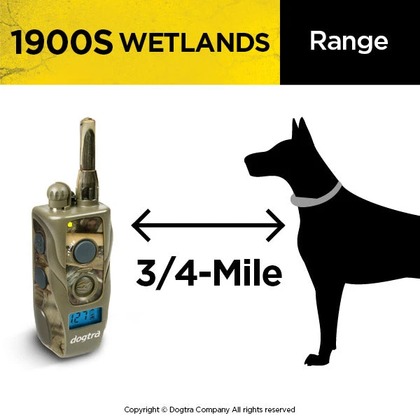 Dogtra 1900S Wetlands Dog Training E-Collar System Dogs 2 Dogtra 1900S Wetlands Dog Training E-Collar System Dogs