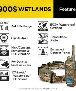 Dogtra 1900S Wetlands Dog Training E-Collar System Dogs 9 Dogtra 1900S Wetlands Dog Training E-Collar System Dogs