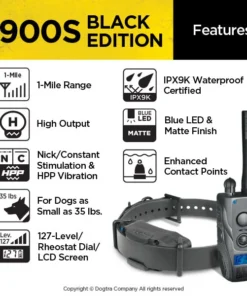 DOGTRA 1900S TRAINING SYSTEM- BLACK EDITION 10 DOGTRA 1900S TRAINING SYSTEM- BLACK EDITION