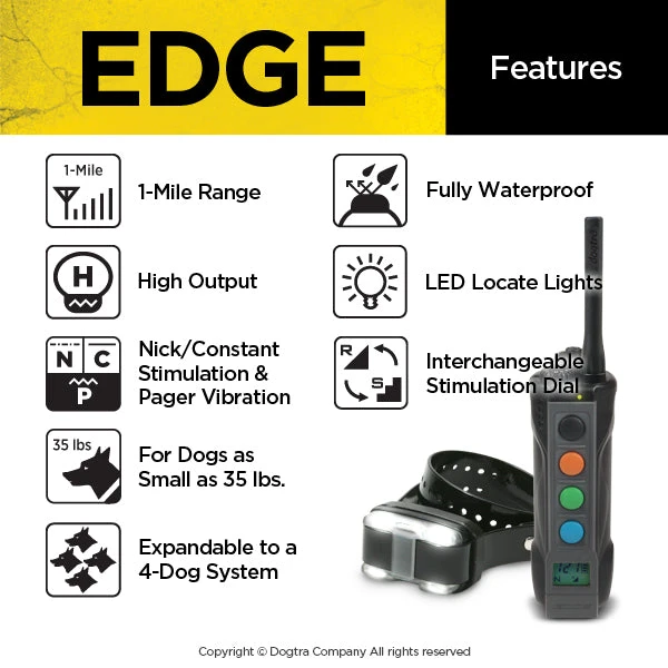 DOGTRA EDGE TRAINING SYSTEM 2 DOGTRA EDGE TRAINING SYSTEM