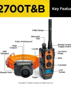 DOGTRA 2700T&B TRAINING AND BEEPER SYSTEM 8 DOGTRA 2700T&B TRAINING AND BEEPER SYSTEM