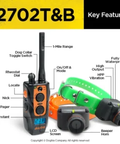 Dogtra 2702T&B 2-Dog Training And Beeper System 8 Dogtra 2702T&B 2-Dog Training And Beeper System