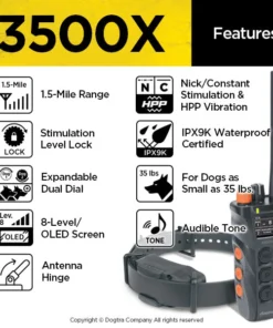 DOGTRA 3500X TRAINING SYSTEM Dogs