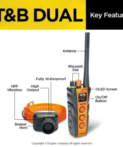 Dogs Dogtra T&B Dual 1-Dog Training And Beeper System 10 Dogs Dogtra T&B Dual 1-Dog Training And Beeper System