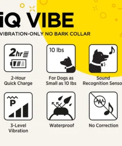 DOGTRA IQ VIBE NO BARK COLLAR Dogs 10 DOGTRA IQ VIBE NO BARK COLLAR Dogs