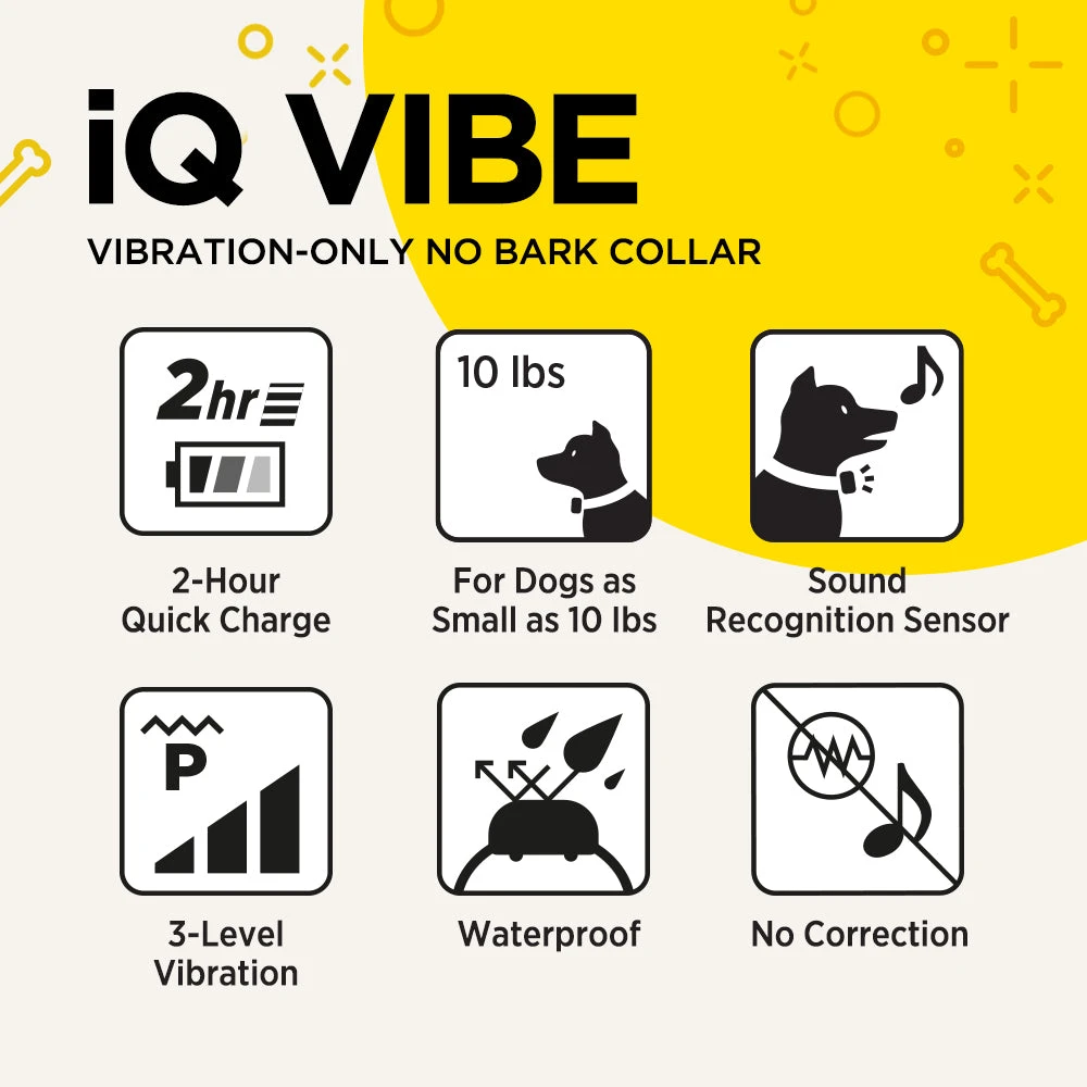 DOGTRA IQ VIBE NO BARK COLLAR Dogs 4 DOGTRA IQ VIBE NO BARK COLLAR Dogs